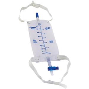 Cardinal Health&trade; Leg Bag with T-Tap Valve, 600 mL