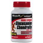 Mason Vitamins Glucosamine Chondroitin 1500/1200 Double Strength Capsule 100 Count, 3 Per Day