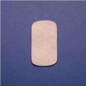 Austin Medical Products Inc Stoma Cover Insert 1-1/2" x 2-3/4" Rectangle, Waterproof, Low-profile