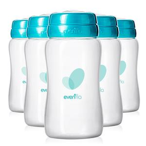 Evenflo Advanced Breast Milk Collection Bottles, 5 oz., 6-Pack