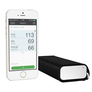 Qardio Arm Smart Blood Pressure Monitor 1-1/2" x 5-1/2" x 2-7/10"