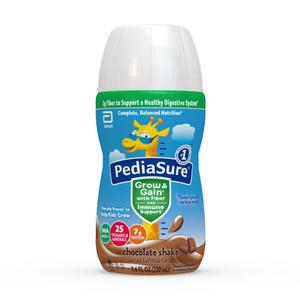 Pediasure Grow & Gain With Fiber, Chocolate, 7.4 fl. oz. Retail Bottle