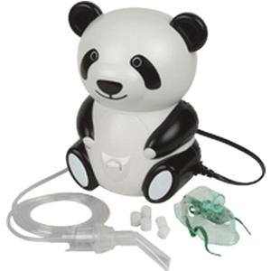 Allied Healthcare Inc Schuco&reg; Panda Pediatric Nebulizer, AC Operation 120V 60 Hz, Therapeutic Particle Size 0-1/2 &mu;m to 5&mu;m, Quiet Operation <60 dBA, Lightweight Just 3-1/2 lb., Substantial Compressor Pressure 35-45 psig