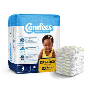 Attends&reg; Comfees&reg; Baby Diapers Size 3