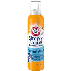 Church & Dwight Simply Sterile Wound Wash Saline 7Oz, 210cc, No burning