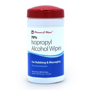 Kleen Test Pharma-C-Wipes&trade; 70% Isopropyl Alcohol First Aid Wipe