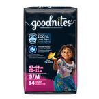GoodNites Bedtime Bedwetting Underwear for Girls, S-M, 14 Ct. (Packaging May Vary)
