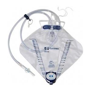 Cardinal Health&trade; Dover&trade; Urine Drainage Bag, 48" Tubing, 2000mL Capacity
