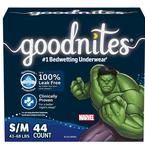 Kimberly Clark Goodnites&reg; Youth Incontinence Pant, for 38 to 65 lb Boy, Clothing Size 4 to 8, Small/Medium, Giga Pack