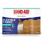 Johnson & Johnson Band-Aid&reg; Flexible Fabric Adhesive Bandages 1" x 3", Beige, Sterile