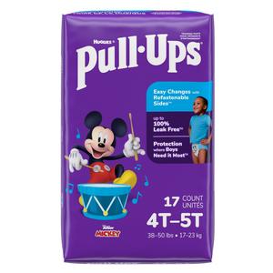 Kimberly Clark Pull-Ups® Learning Designs® Training Pant, For Boy, Size 4T to 5T, 17 Count - Replaces 6945143