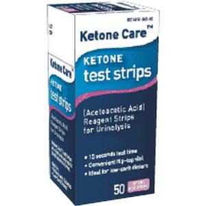 Nipro Ketone Care&trade; Blood Glucose Test Strip, Ketones, 15 sec Read Time, 6 Level Color Chart