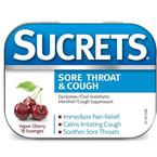 Sucrets Vapor Cherry Sore Throat and Cough Lozenges, 18 ct.