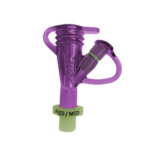 AMT ENFit&reg; Feeding Set Adapter, Y-Port To Female Transition, with Enhanced Med-Port Plug
