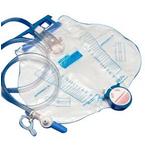 Bedside Drainage Bag with Anti-Reflux Chamber, Splashguard II®; Drain Spout 2000mL