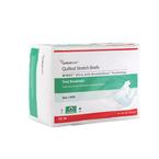 Cardinal Health WINGS Quilted Stretch Briefs, WINGS Ultra with BreatheEasy Technology, Blue, Size 1 (M/R)