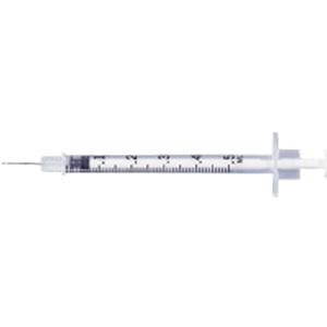 BD PrecisionGlide&trade; Tuberculin Syringe 27G x 1/2" 1/2mL Volume