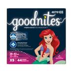 Goodnites Youth Pants for Girls X-Small, Giga Pack