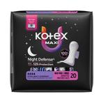 Kotex Overnight Maxi Pads with Wings, Extra Heavy Absorbency, 20 ct - REPLACES 6953635