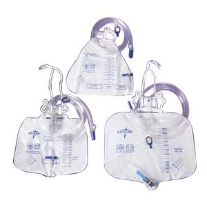 Medline&reg; Industries Drainage Bag with Antireflux Tower, Exclusive Slide-Tap Drainage Port 2000mL
