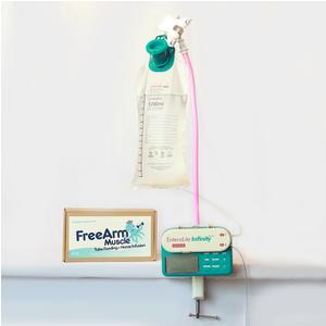 FreeArm Muscle Tube Feeding and Infusion Holder, Pink