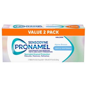 Sensodyne Pronamel Whitening Toothpaste, 2 Pack, 2x 4 oz