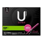 U by Kotex Supreme Premium Compact Tampons, Super, 32 ct, Replaces Item 6951573