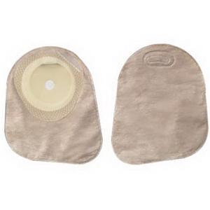 Hollister Premier&trade; One-Piece Closed Mini Pouch, 1-3/8" Pre-Cut Flat SoftFlex&reg; Skin Barrier, Filter, Beige