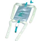 Bard Dispoz-A-Bag&reg; Leg Bag with Rubber Cap Valve, Sterile, Latex Straps 19 oz