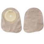 Hollister Premier&trade; One-Piece Closed Mini Pouch, 1" Pre-Cut Flat SoftFlex&reg; Skin Barrier, Filter, Beige