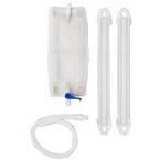 Hollister Sterile Vented Urinary Leg Bag System Combination Pack Medium 18 oz, 10" L