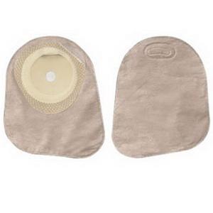 Hollister Premier&trade; One-Piece Closed-End Mini Pouch, 1-3/16" Pre-Cut SoftFlex&reg; Skin Barrier, Filter, Beige