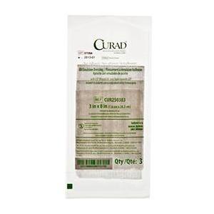 Medline Curad&reg; Oil Emulsion Gauze Dressing, Sterile, 3" x 8"