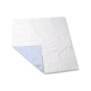 Salk Company SleepDri Budget Underpad with two 18" Drawsheet Flaps 34" x 36", Three-layer Construction, 50/50 Poly/Cotton Top Cover, PVC Coated Backing, Waterproof