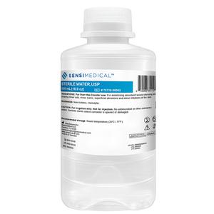 Sensimedical Sterile Water USP, 500mL Premium Cap Bottle