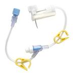 Smiths ASD Gripper&reg; Plus Safety Needle Split Septum Y-site 20G x 1" L, Latex-Free