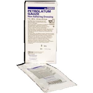 Derma Sciences Petrolatum Impregnated Gauze, Sterile, Latex Free 1" x 36"