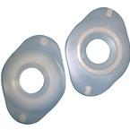 Convert-A-Pouch&reg; Convex Plastic Soft Faceplate 1" Opening, 3" OD