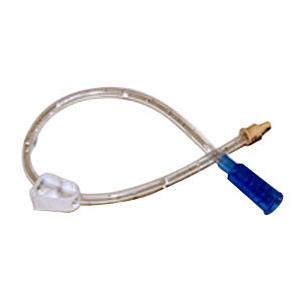 AMT Mini ONE&reg; Bolus Medication Set 2" L, Straight Connector with Bolus Purple Adapter, Clear Tubing, DEHP free