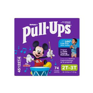 Kimberly Clark Pull-Ups&reg; Learning Designs&reg; Training Pant, for Boy, Size 2T to 3T, Giga Pack