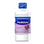 Pedialyte Advanced Rehydration, Iced Grape Flavored, 33.8 fl oz (1L) Bottle