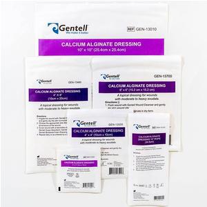 Gentell Calcium Alginate Dressing, 10" x 10"