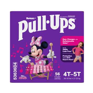 Pull-Ups Learning Designs Training Pants, Girl, 4T-5T, Giga Pack, Replaces Item 6945130