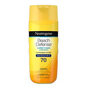 Johnson & Johnson Neutrogena&reg; Beach Defense&reg; Water Sunscreen Lotion, SPF 70, 6.7 oz