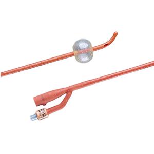 Bardex&reg; I.C. Infection Control 2-Way Foley Coude Catheter, Silver Hydrogel Coated, 18Fr 5cc Balloon Capacity
