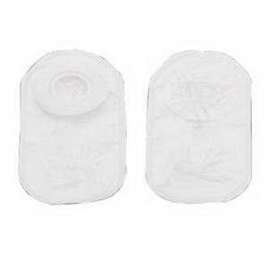 Hollister Pouchkins&trade; Premie One-Piece Ostomy Pouch, Up to 5/8" Cut-to-Fit Flat SoftFlex&reg; Skin Barrier, Soft Wire Closure, 5/8" Stoma Opening