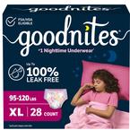Goodnites Giga Pack Youthpant, Girl, Size 6 - REPLACES 6953379