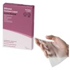 Cardinal Health&trade; Silicone Contact Layer Wound Dressing, 2" x 3"