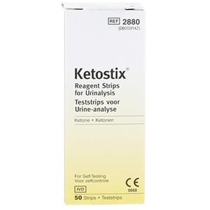 Ketostix Urine Reagent Test Strip, 50/Box