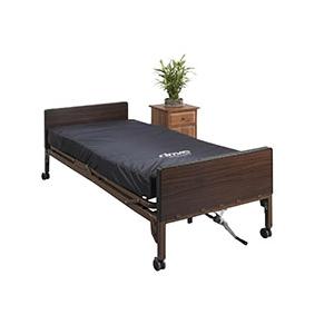 Drive Medical Therapeutic 5-Zone Support Mattress 80" L x 36" W x 6" H, Universal, Fluid Resistant Nylon Cover